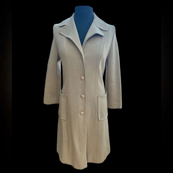 NWOT? Vintage Italian Wool Coat Handmade for “The Mediterranean” in Seattle - Picture 1 of 14